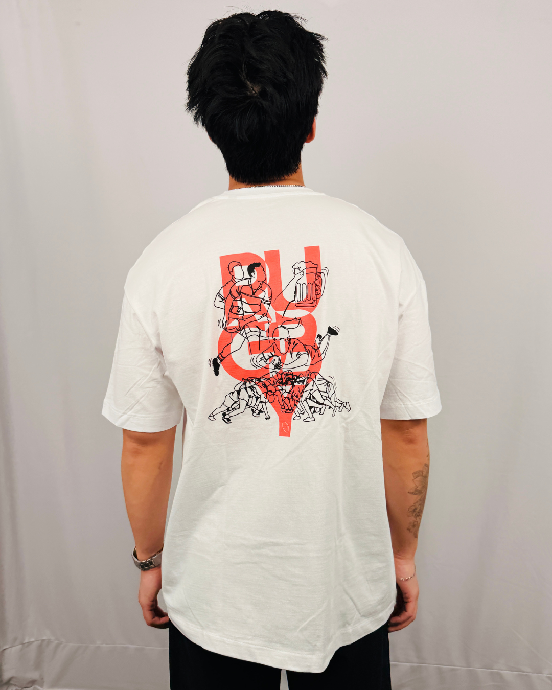 TSHIRT MÊLÉE ROSE UNISEXE
