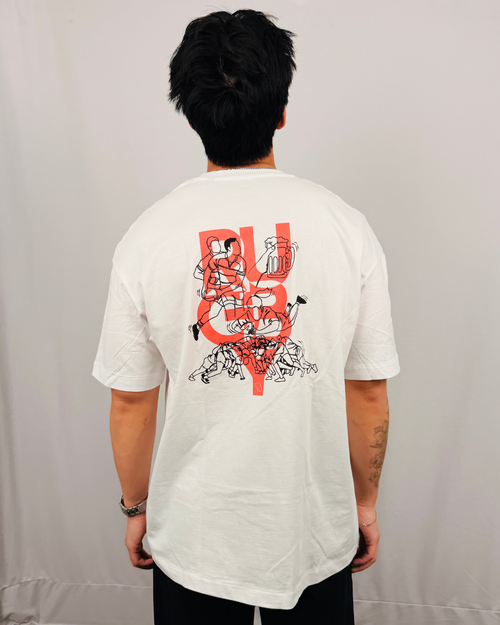 TSHIRT MÊLÉE ROSE UNISEXE