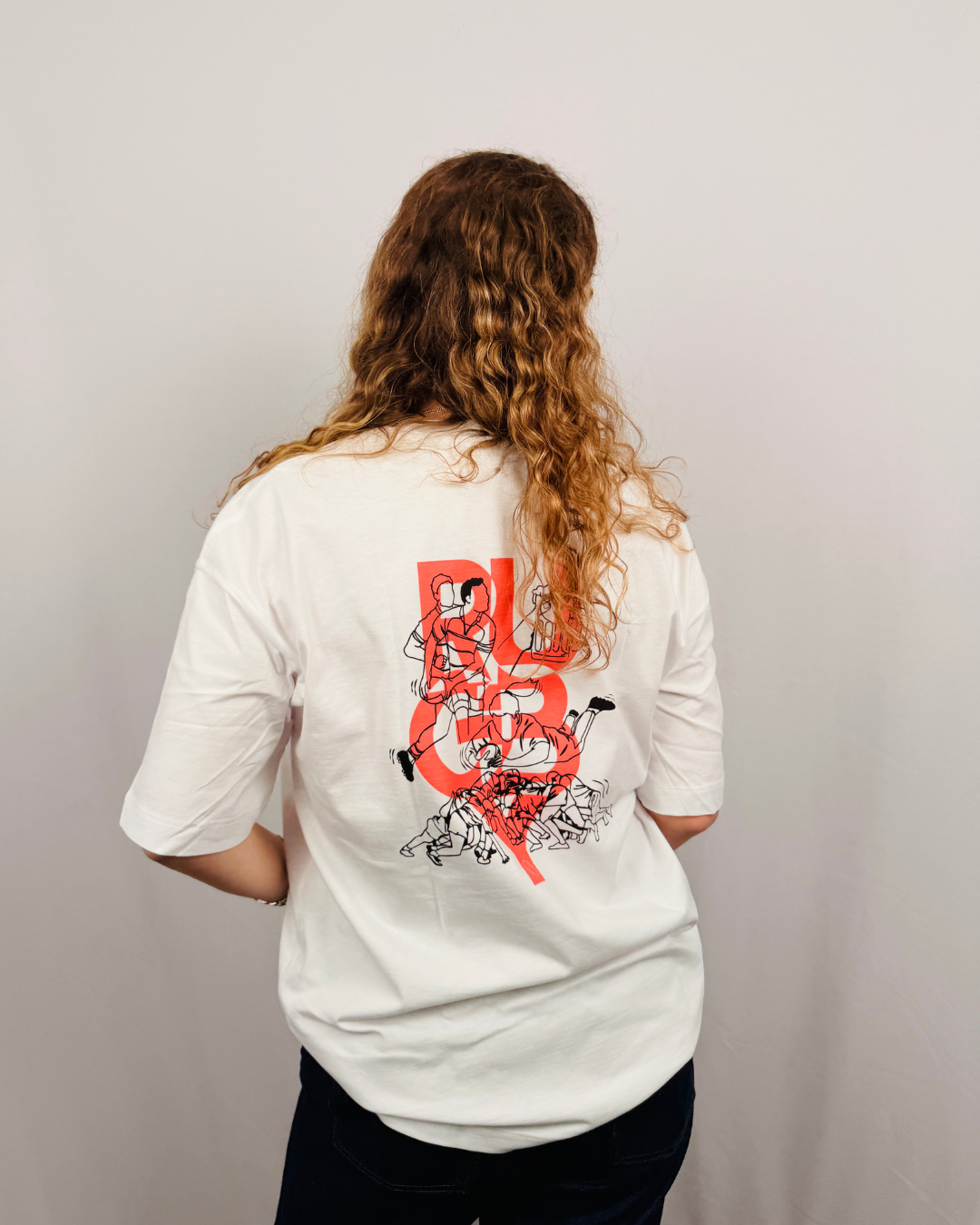 TSHIRT MÊLÉE ROSE UNISEXE
