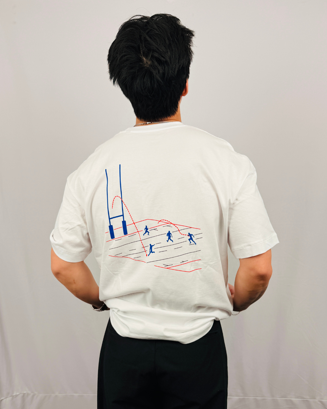 TSHIRT BLUE FIELD UNISEXE