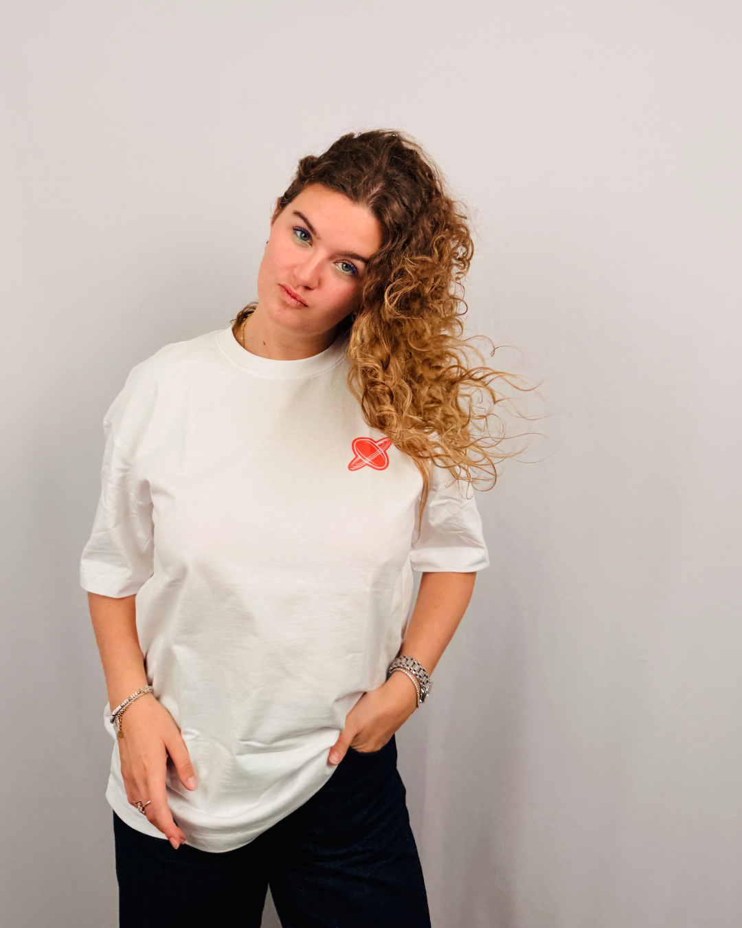 TSHIRT MÊLÉE ROSE UNISEXE